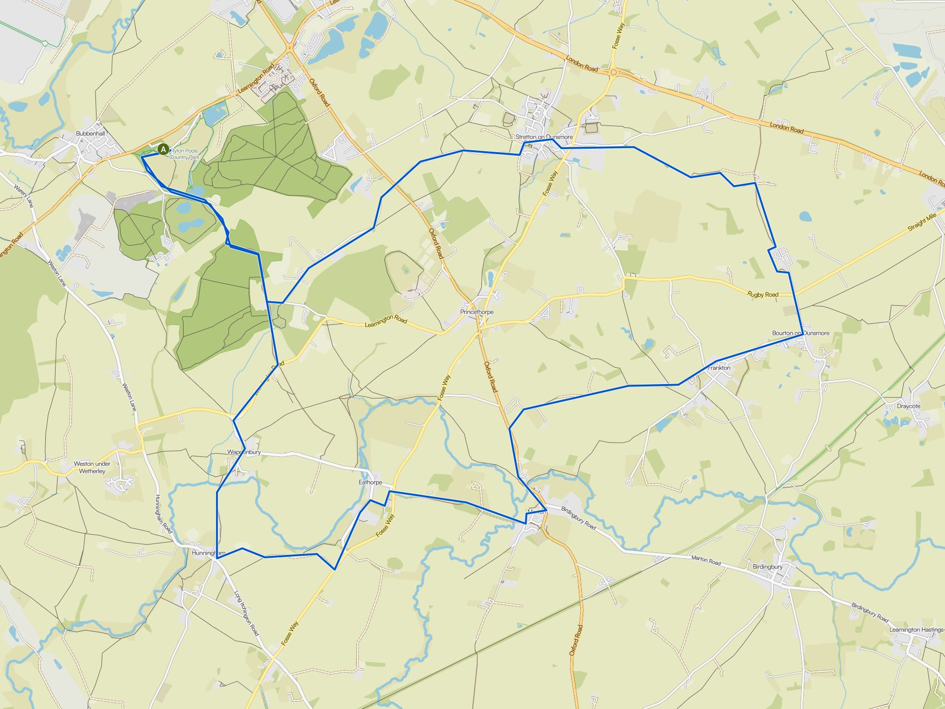 The best MTB trails around Rugby | Komoot
